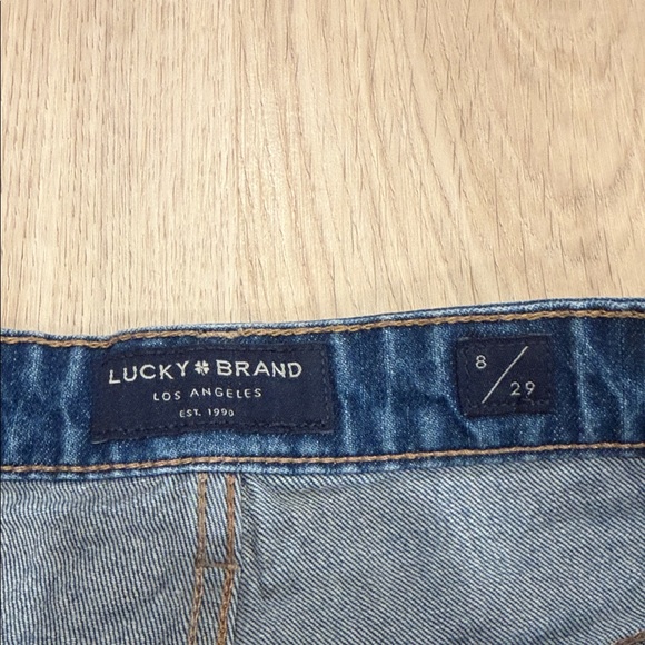 Lucky Brand 8/29 Lucky Pins Denim Blue Women's Shorts - Picture 6 of 8